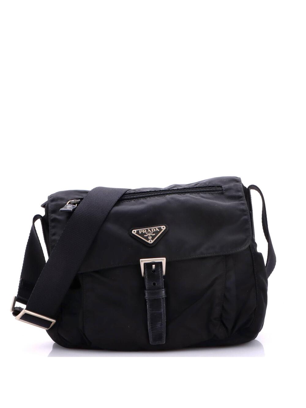 Prada Buckle Messenger Bag Tessuto #366371P66B